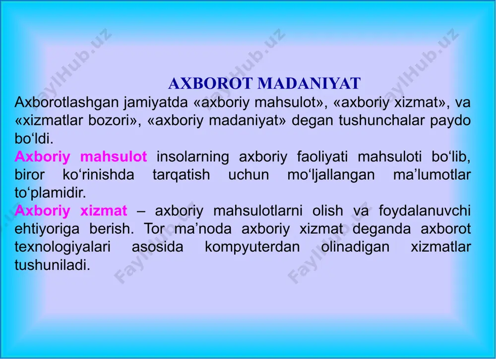 axborotlashgan jamiyatni shakllantirish jarayonlari - Page 4