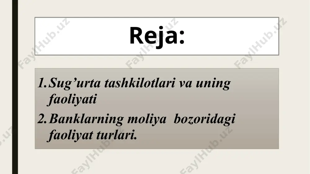 moliya bozori institutlari, ularning faoliyati va roli - Page 2
