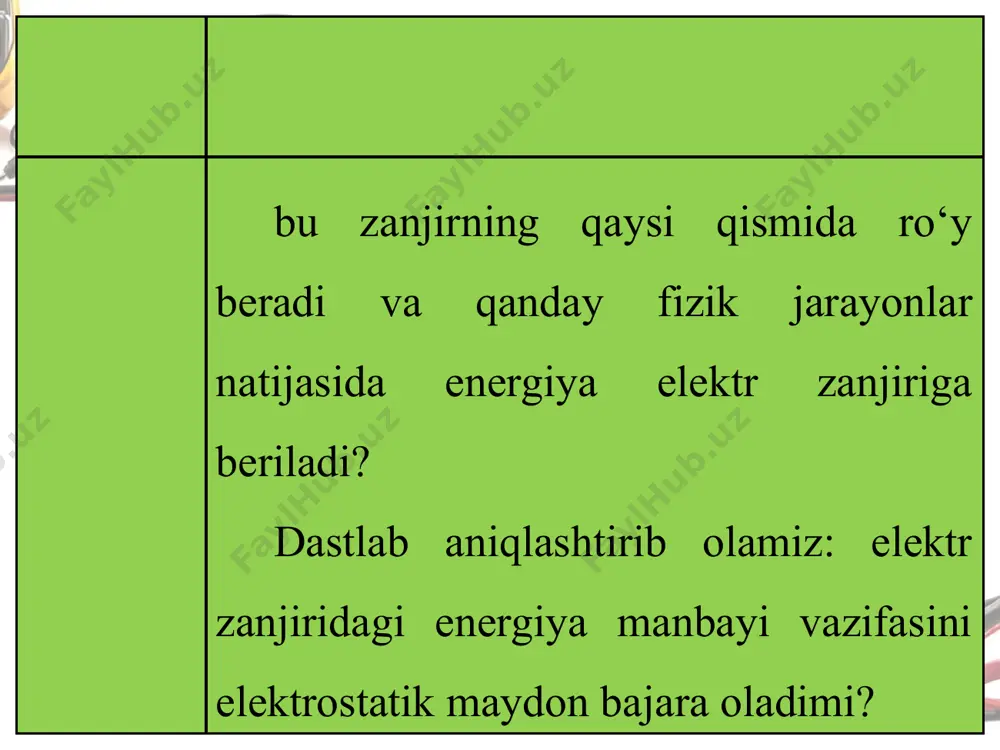 butun zanjir uchun om qonuni. tok manbayining foydali ish koeffitsiyenti 10 - sinf - Page 4