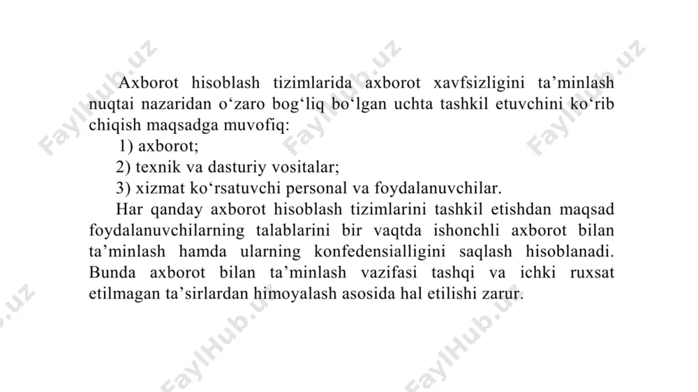 axbo‘rot-xavfsizligiga tahdidlar va uning vositlari - Page 3