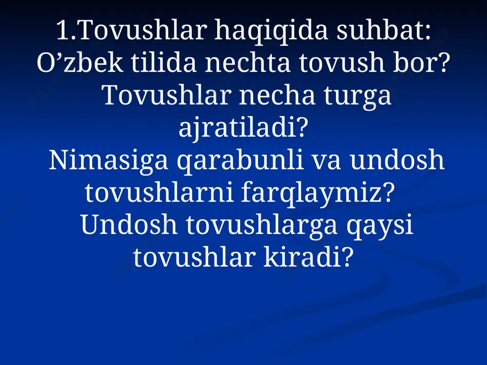 undosh tovushlar va harflar (dars ishlanma) - Page 4