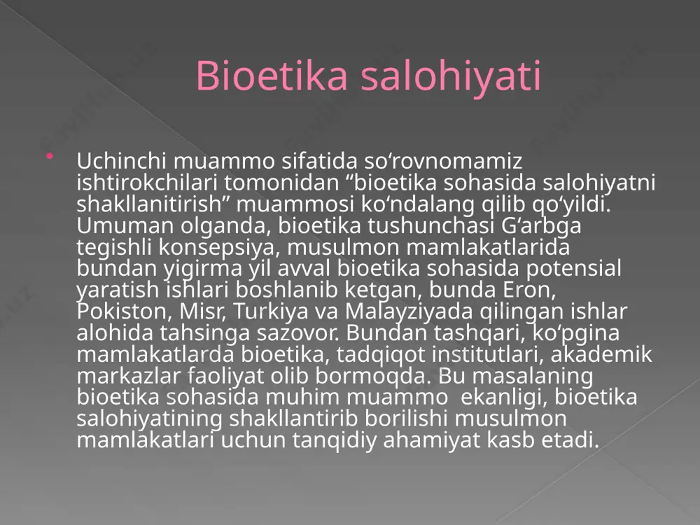 bioetika ijtimoiy instituti: biotibbiy etikaning prinsiplari va qoidalari - Page 4