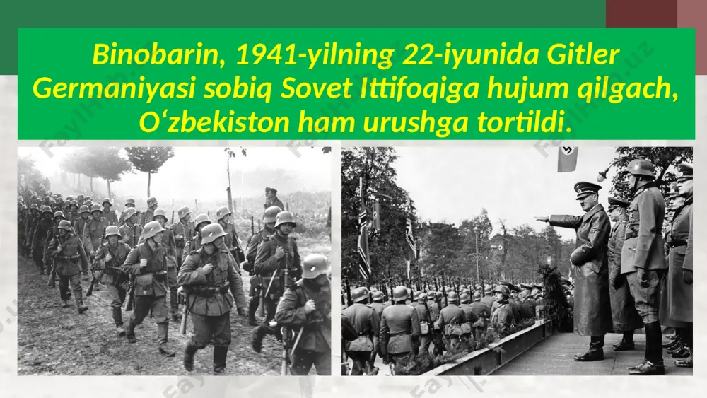 gitler germaniyasi ustidan qozonilgan g‘alabaga o‘zbekistonning qo‘shgan hissasi. 5 - sinf - Page 3