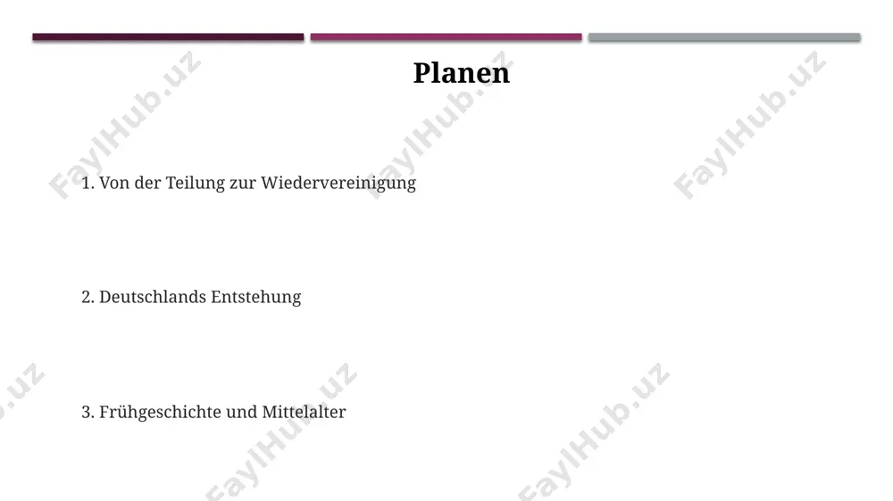 was zu einer komplexen ethnischen und politischen landschaft führte. die merowingische dynastie, ab dem 5. jahrhundert, etablierte sich im fränkischen reich, das weite teile des heutigen deutschlands umfasste und die grundlage für spätere politische strukturen legte. die revolution von 1848/49 etwa 1,5 millionen menschen beteiligten sich an den aufständen der märzrevolution 1848, die forderungen nach einer deutschen nationalversammlung, mehr bürgerrechte und einer verfassung beinhalteten und in vielen deutschen staaten zu heftigen auseinandersetzungen führten. der frankfurter paulskirchenparlament, hervorgegangen aus der revolution von 1848/49, bot einen entwurf einer deutschen bundesverfassung an, welcher von vielen fürstenhäusern abgelehnt wurde und so die deutsche einigung bis zum späten 19. jahrhundert verzögerte. die revolution von 1848/49 scheiterte trotz anfänglicher erfolge, da die liberalen und demokratischen kräfte zerstritten waren und keine einheitliche strategie verfolgten, was zu einem militärischen niederschlagen der aufstände führte. das heilige römische reich deutscher nation das heilige römische reich deutscher nation umfasste im 16. …