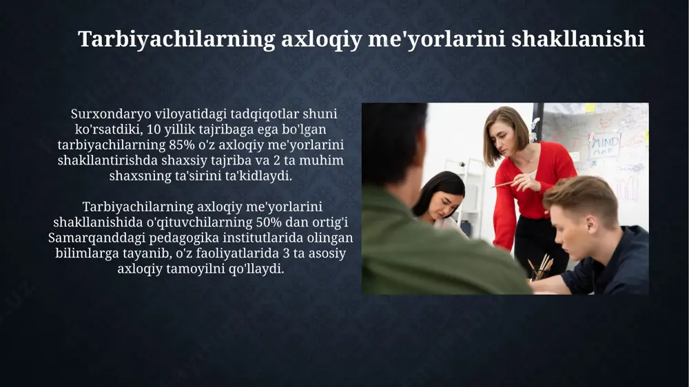 murabbiylarda axloqiy normalarni rivojlanishi - Page 4