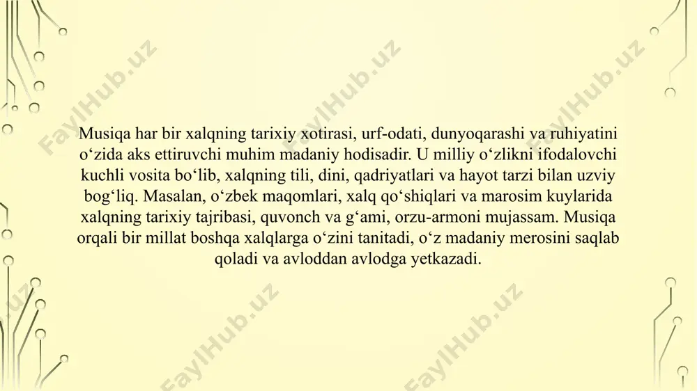 musiqa haqida taqdimot - Page 5