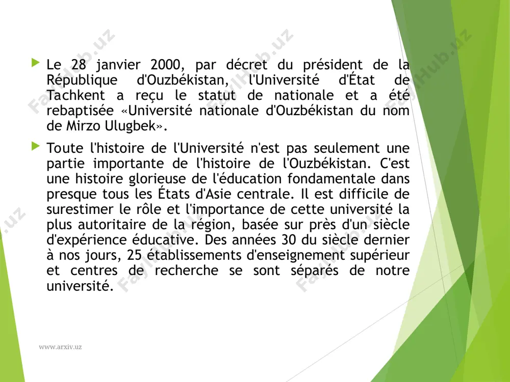 université nationale d'ouzbékistan - Page 4