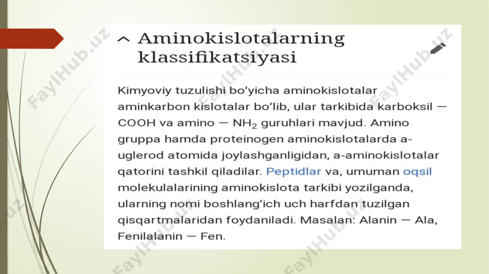 biotexnologiyada ishlatiladigan amminokislotalar - Page 5