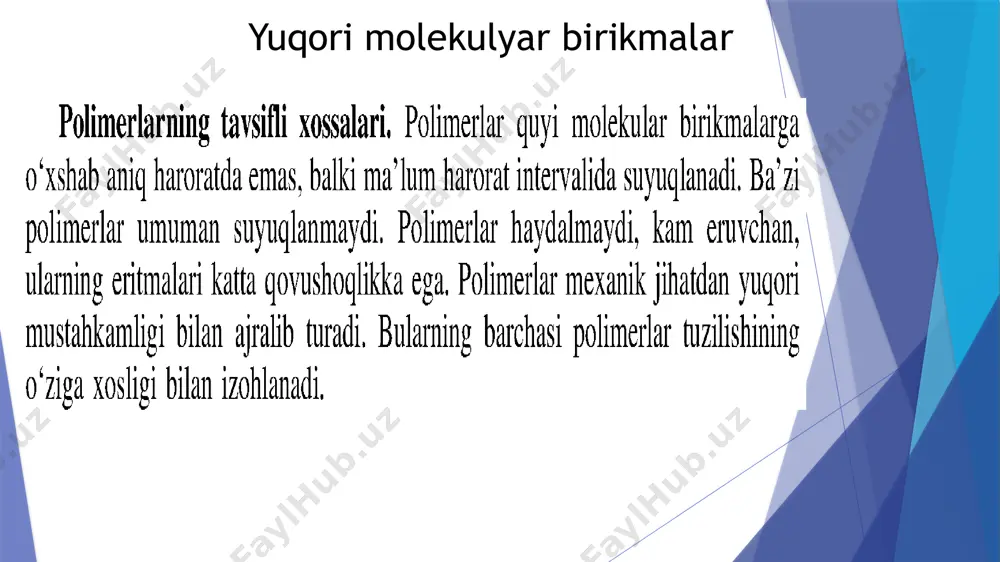 yuqori molekulyar birikmalar - Page 5