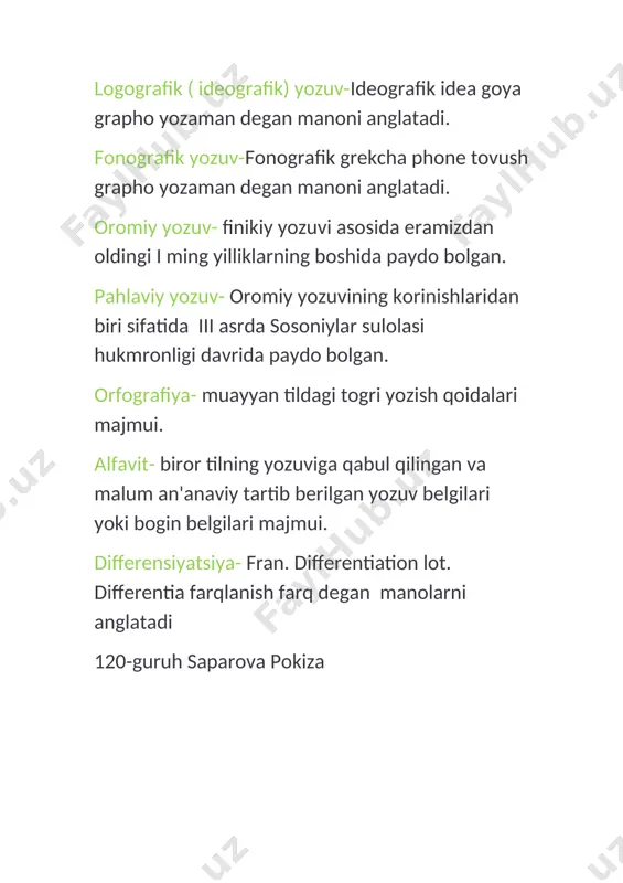 yozuv va uning rivojlanish bosqichlari - Page 4