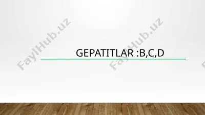 gepatit b — PPTX