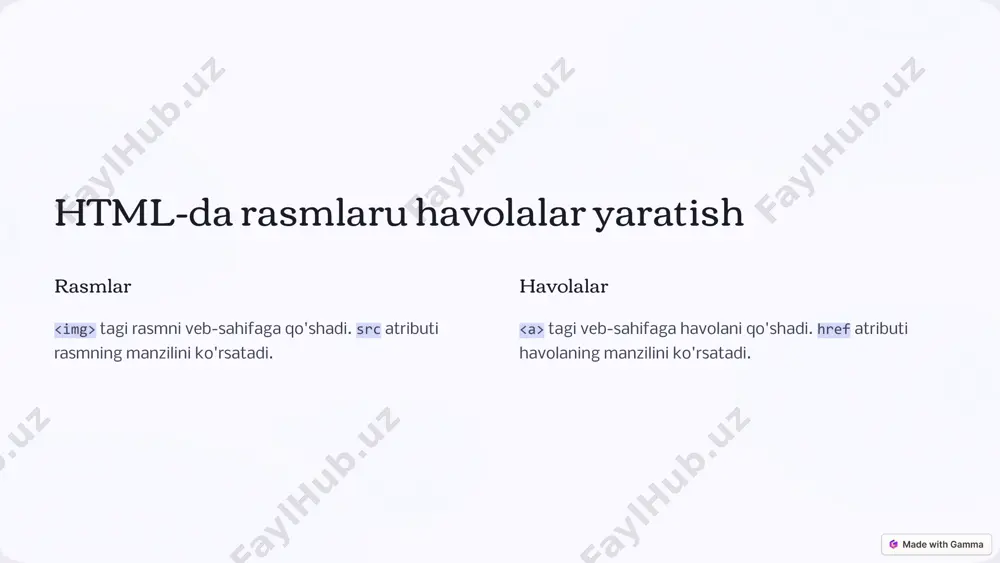 html nima va nega muhim? - Page 4