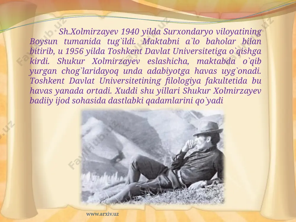 shukur xolmirzayev hayoti va ijodi - Page 4