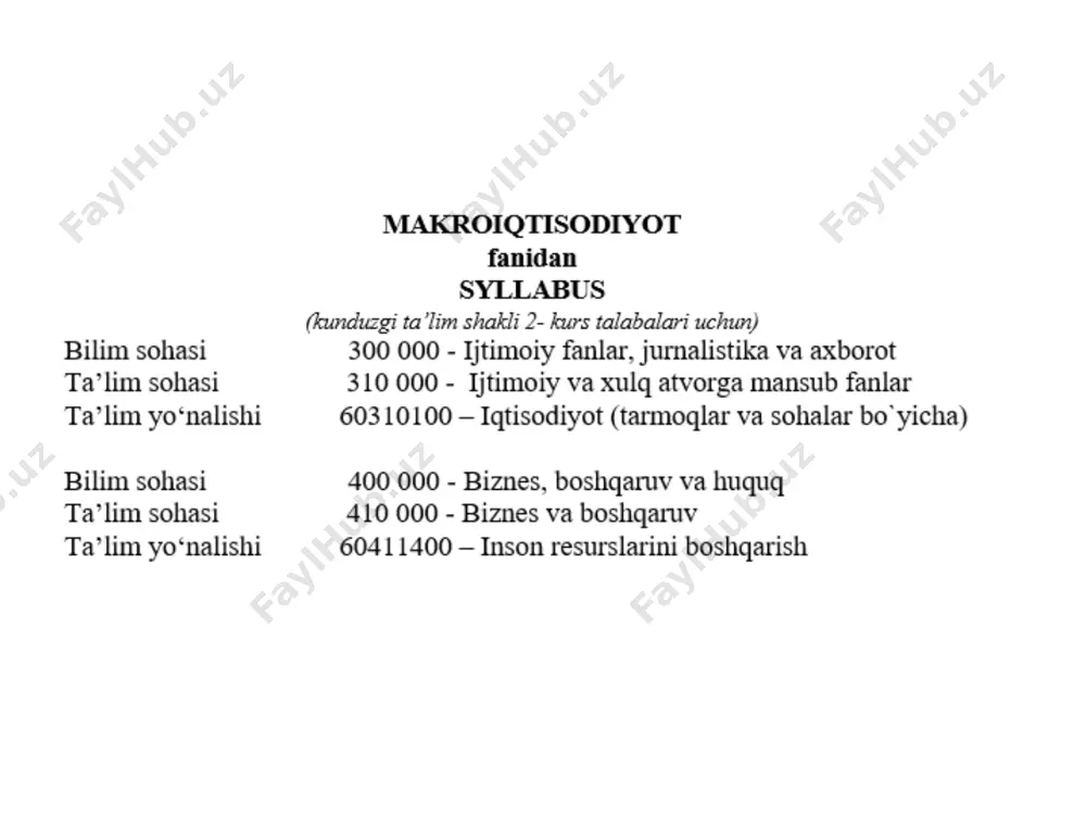 eyns (1883-1946) 1) u makroiqtisodiy voqeliklar va jarayonlarni oddiy ravishda izohlabgina qolmay, shu bilan birga ular o’rtasidagi qonuniyatlarni va bog’liqliklarni aniqlaydi, iqtisodiyotdagi sabab-oqibat aloqalarini tadqiq qiladi; 2) makroiqtisodiy bog’liqliklar va aloqalarni bilish iqtisodiyotdagi mavjud vaziyatni baholashga imkon beradi va uni yaxshilash uchun nima qilish va birinchi navbatda siyosat vakillari qanday chora ko’rishlari kerakligini ko’rsatadi, ya’ni iqtisodiy siyosatni tamoyillarini ishlab chiqishga imkon beradi; 3) makroiqtisodiyotni bilish kelajakda jarayonlar qanday rivojlanishini oldindan ko’rish, ya’ni prognozlar tuzish, kelgusidagi iqtisodiy muammolarni oldindan ko’rishga imkoniyat beradi. makroiqtisodiyotni o’rganishning muhimligi: makroiqtisodiyot o‘rganadigan asosiy muammolar 1 iqtisodiy o‘sish va uning sur’atlari; 2 iqtisodiy tebranish va uning sabablari; 3 bandlik darajasi va ishsizlik muammosi; 4 umumiy narxlar darajasi va inflyatsiya muammosi; 5 foiz stavkasi darajasi va pul muomalasi muammosi; 6 davlat byudjeti holati, davlat byudjeti taqchilligini moliyalashtirish muammosi va davlat qarzlari muammosi; 7 to‘lov balansi holati va valyuta kursi muammolari; 8 makroiqtisodiy siyosat muammolari. dinamik makroiqtisodiyot bu makroiqtisodiyot …