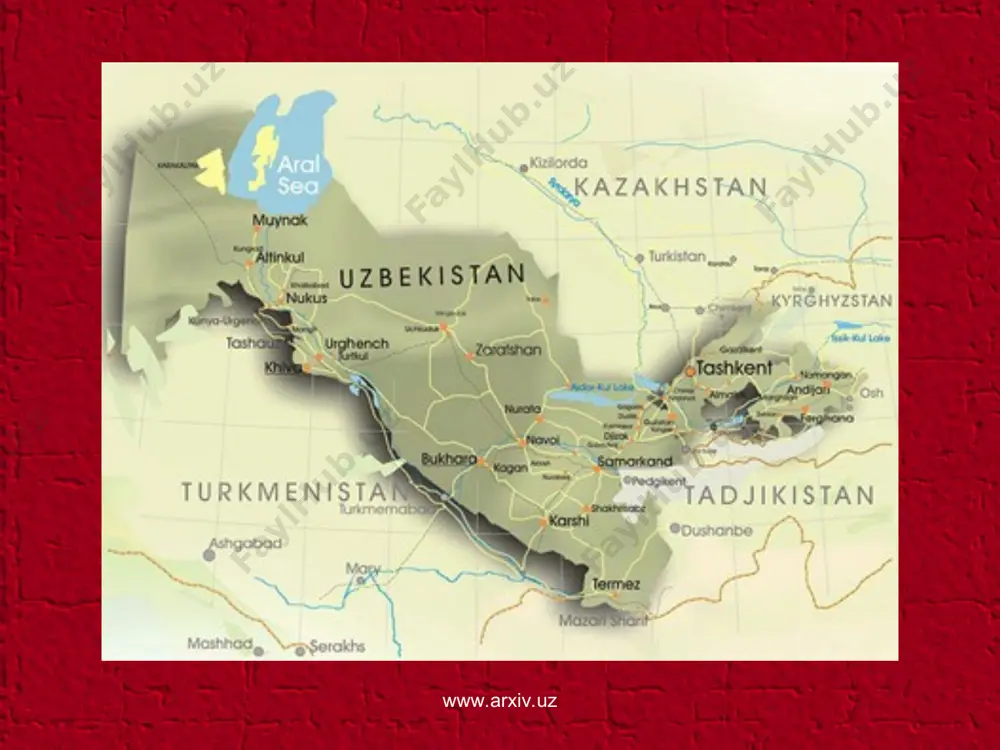 tonligi, fors ko`rfazida esa birlashgan arab respublikasi, qatar, baxrayn, quvayt kabi davlatlarda ahlining 98-99 % ini musulmonlar tashkil qiladi. turkiyada 61 million, eronda 63 million, pokistonda 125 million, janubiy – sharqiy osiyo mamlakatlari bo`lgan bangladesh 61 mln, hindistonda 150 mln, eng ko`p musulmonlar indoneziyada 165 millionni tashkil etadi. dunyoning boshqa mamlakatlarida ham musulmonlar yashab islomga e`tiqod qiladilar. yevropa qit`asida bolqon yarim orolidagi albaniya, kosova, bosniya-gersogovina kabi mamlakatlarida ham musulmon xalqlari yashaydi. www.arxiv.uz www.arxiv.uz www.arxiv.uz www.arxiv.uz qisqaroq qilib aytganda, 2001 yil 11 sentabr aqsh dagi dahshatli terroristik voqealar nafaqat musulmon mamlakatlarida, balki butun dunyoda terrorizm balosidan qutulish birinchi darajali yechilishi lozim bo`lgan muammo ekanligini ko`rsatdi. bu masalada jahonda murakkab vaziyat kelib chiqayotganligini o`zbekiston prezidenti i.karimov halqaro hamjamiyatga tinmay murojaat qilib kelgan bo`lsa-da, bu masalada terrorizmga qarshi kurashish bo`yicha halqaro umumiy strategiyani belgilashda o`z vaqtida e`tibor berilmadi. terrorizmga qarshi kurash bugun global muammoga aylandi va unga qarshi kurash butun insoniyat vazifasi bo`lmog`i …