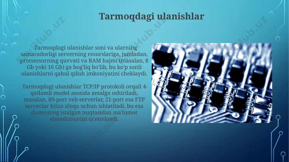 soket dasturlash tushunchasi va tarmoq ilovalari ishlab chiqish - Page 4