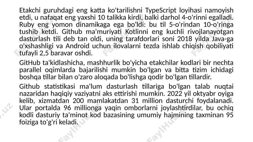 lari va informatika uchun eng jiddiy muammo bu darsliklar va o'quv qo'llanmalarida chop etilgan algoritmlar va dasturlarda xatolarning mavjudligi, shuningdek informatika o'qituvchilari va o'qituvchilari tomonidan talabalar tomonidan tuzilgan algoritmlar va dasturlarda xatolarni aniqlash va tuzatishga qodir emasligidir. dasturlashni o'rganish muammolari o'qituvchilar va dasturchilar uchun qiyinchilik shundaki, ular nafaqat algoritmlar va dasturlarni yozishlari, balki algoritmlari va dasturlarining to'g'riligiga dalil yozishlari kerak. natijada, dasturchilar ko'p sonli xatolar bilan dasturlarni yozadilar, ularni aniqlay olmaydilar yoki tuzata olmaydilar. kompyuterda dasturlarni ommaviy sinovdan o'tkazish dasturchilarga shubhasiz foyda keltiradi, ammo xatolardan to'liq xalos bo'lish kafolatini bermaydi. dalillarga asoslangan dasturlash usullarini qo'llash va o'rganish amaliyoti shuni ko'rsatdiki, ushbu texnologiya matematika bo'limlari talabalari uchun juda qulaydir, ular kompyuter dasturlarini tekshirish va sinovdan o'tkazgandan so'ng algoritmlarning to'g'riligini isbotlash qobiliyatiga ega. dalillarga asoslangan dasturlash texnologiyalarini o‘zlashtirishda eng katta samara informatika va dasturlash bo‘yicha o‘tkaziladigan olimpiadalarda kuzatiladi, bunda kompyuter dasturlarini sinovdan o‘tkazish, algoritm va dasturlarni xatosiz tuzish texnikasini o‘zlashtirgan talabalar g‘olib …