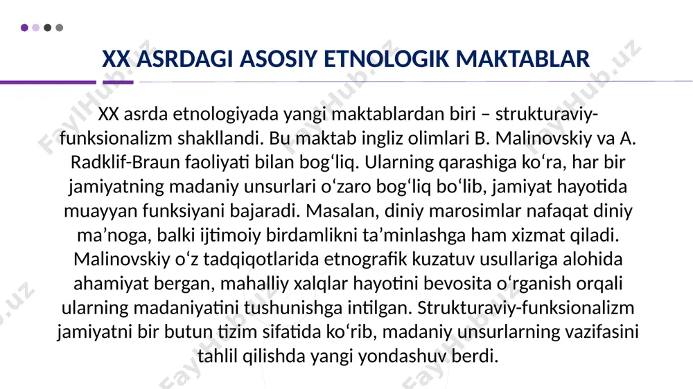 etnologiyaning asosiy maktablari - Page 5