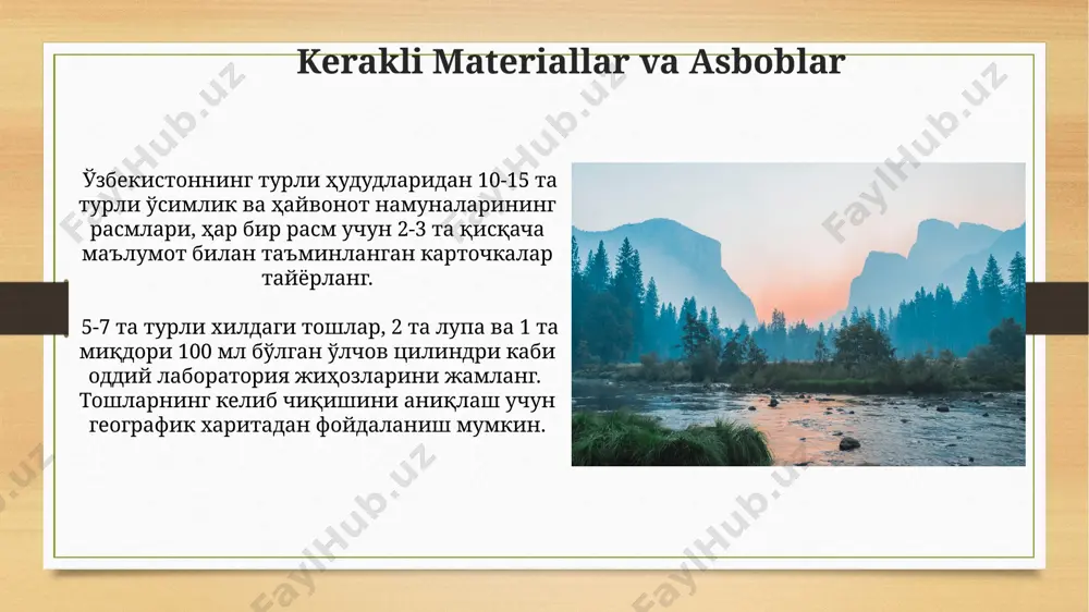 tabiatshunoslik dars rejasi - Page 3