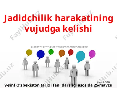 jаdidchilik hаrаkаtiningvujudgа kеlishi 9 -sinf — PPTX
