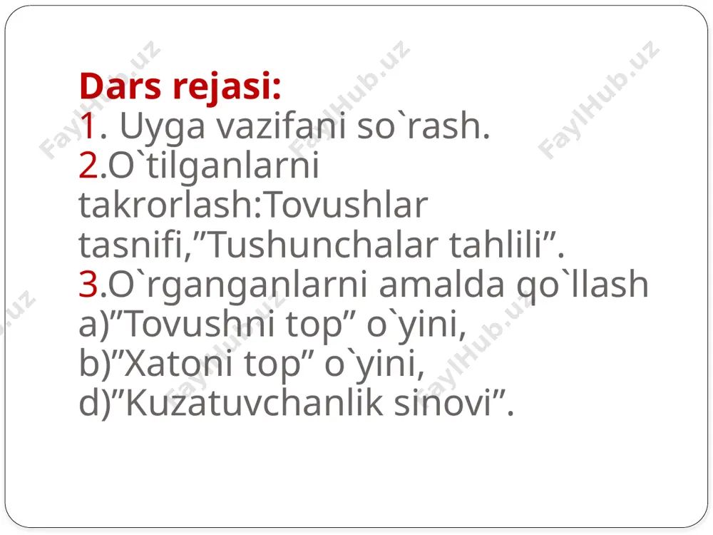 jarangli va jarangsiz undoshlar hamda porlovchi (dars ishlanma) - Page 5