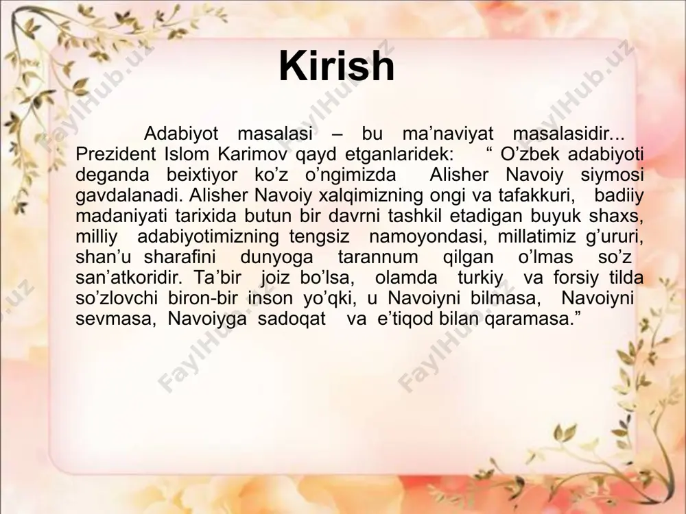 ingdek, qadimiy xalq dostonlarida ham noma janridan foydalanilganligini kuzatish mumkin. o’z­bekiston hududidagi qadimgi urug`-qabilachilik, quldorlik tuzumining emirila boshlanishi va feodal munosabatlarning shakllana boshlashi davrini aks ettiruvchi, yaratilish davri ming yillar olislikka borib taqaluvchi o’zbek qahramonlik dostoni «alpomish»da aka-uka o’rtasidagi kelishmovchiliklar tufayli qalmoqlar yurtiga ko’chib ketishga majbur bo’lgan barchin qalmoq alplari o’ziga sovchi qo’yavergach, ulardan olti oyga muhlat olib, hakimbek (alpomishga)ga maktub — noma yo’llab, bo’lib o’tgan voqealarni bayon qilib, o’zi nochor ahvolda qolganini ta’kidlab, tezda yetib kelib, qalmoq alplari zo’ravonligidan himoya qilishni so’raydi.yuqoridagilardan ko’rinadiki, nomalarning pay­do bo’lishida xalq og`zaki ijodi ham muhim o’rin tutadi. shunga ko’ra aytish mumkinki, navoiy o’zining «farhod va shirin» dostonidagi farhodning shiringa va shirinning farhodga yozgan maktublarida nizomiy va dehlaviy dostonidagi noma an’analarini davom ettirgan.“farhod va shirin” dostoni o’zining tuzilishi, obrazlari, badiiy xususiyatlari jihatndan shu janrdagi yangi original asardir. chunki navoiyga qadar bunday xarakterdagi boshqa asarlar bo’lgan bo’lmagan. navoiyning asari oshiq va ma’shuqalarning o’zaro sevgi-muhabbatlari mavzuidagi …