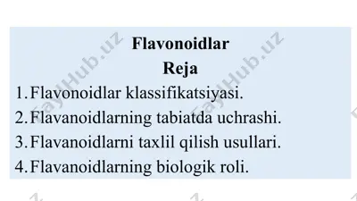 flаvоnоidlаr — PPTX