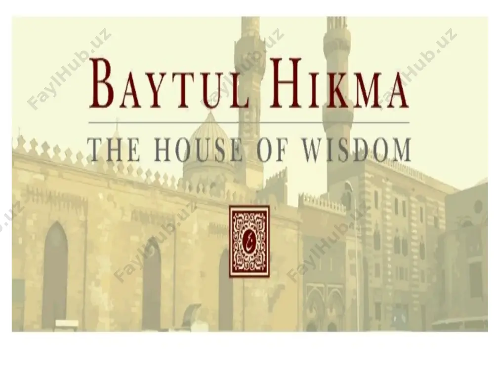 n ar-rashid va al-ma'munlarning shaxsiy e'tibori, homiyligi va moliyaviy yordamida faoliyat ko'rsatgan. o'sha davrning badavlat kishilari ulardan o'rnak olib kezi kelganda «bayt al-hikma»ni moliyaviy jihatdan qo'llab-quvvatlaganlar. bu esa markazdagi ijodiy jarayonlar uchun yanada keng imkoniyatlar ochib bergan. xalifalardan keyin «bayt al-hikma»ga vazir saxl ibn horun mas'ul edi. manbalarda saxl ibn horunning «bayt al-hikma» bo'yicha maslakdoshi deb sa'id ibn horun xam eslatiladi. o'z zamonasining fozil kishilaridan sanalgan, bir qancha risolalar muallifi bo'lgan bu shaxsga oid yetarli ma'lumotlar saqlanmagan. ulardan birinchisiga nisbatan manbalarda «bayt al-hikma»ning egasi («saxib») degan atama ishlatiladi. bu sohib «bayt al-hikma»dagi barcha ishlarni boshqargan, ularga mas'ul va javobgar bo'lgan. u «bayt al-hikma»dagi lavozimlarning eng oliysi hisoblangan. xuddi shunday «bayt al-hikma»ning boshqaruvchi egasi» lavozimiga hozirga qadar to'liq ismi ham, tarjimai holi ham aniqlanmagan «sallam» ismli yana bir shaxs ham sazovor bo'lgan. manbalarda uning fors tilidan arab tiliga qilgan tarjimalari haqida ma'lumotlar uchrayda. bu hol uning ham saxl ibn horun kabi …