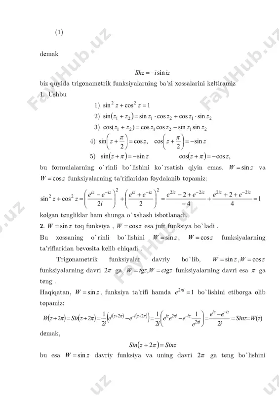 trigonometrik funksiyalar - Page 4