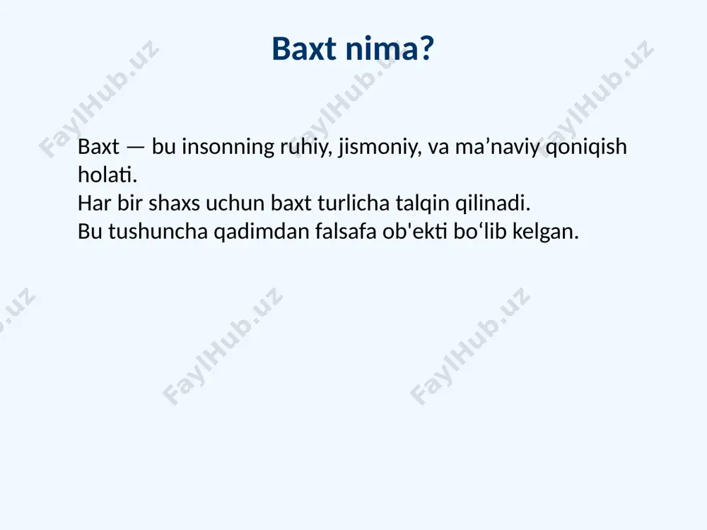 baxt tushunchasi - Page 2