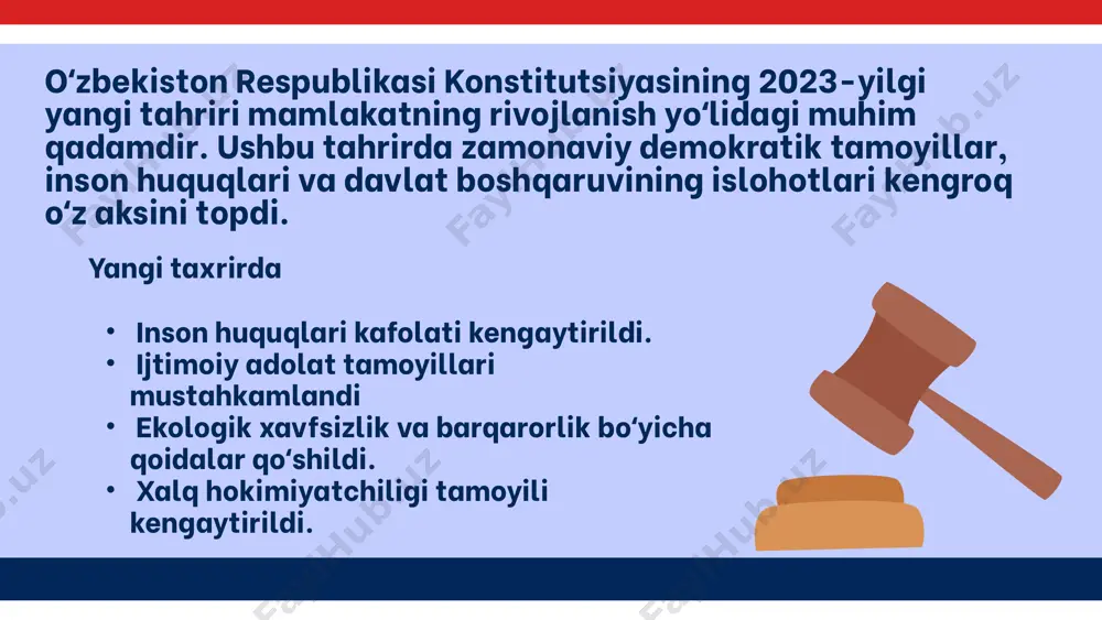 o’zbekiston respublikasi konsitutsiyasining o’ziga xos xususiyatlari - Page 4