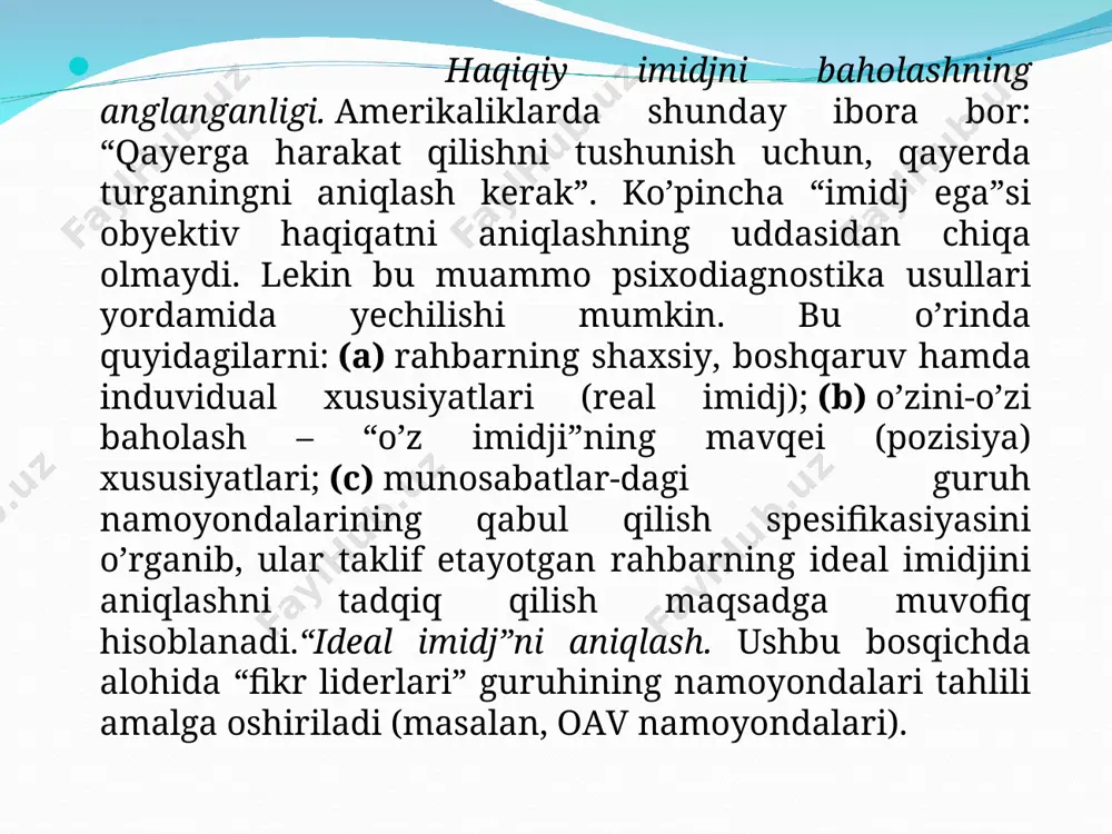 imidjni infornatsiyalashtirish tamoyili - Page 5