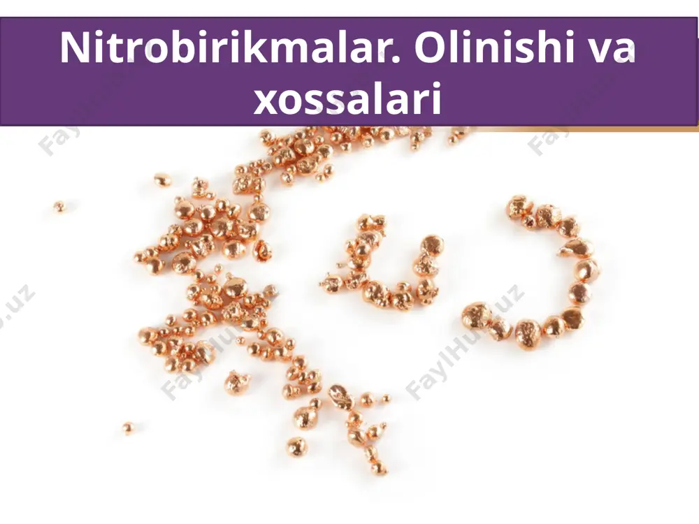 nitrobirikmalar. olinishi va xossalari - Page 4