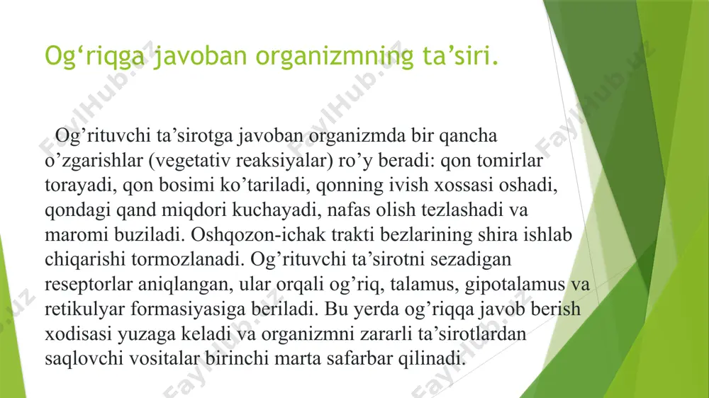 eflekslari susaygandan so‘ng, uni kameradan olib tashlash mumkin, keyin esa niqob yordamida behushlik saqlanadi (masalan, 1,5-2% izofluran, 3-5% sevofluran). gvineya cho‘chqalarida izofluranni yuborish ko‘pincha shilliq qavatlarning tirnash xususiyati tufayli tuprik va lakrimatsiyani keltirib chiqaradi. sevofluran shilliq pardalarni kamroq bezovta qilsa-da, lakrimatsiya va tupurik hali ham kuzatilishi mumkin, shuning uchun gvineya cho‘chqalari ingalatsiyali behushlik qo‘llanilishidan oldin premedikatsiya qilinadi . e‘tiboringiz uchun rahmat! image1.jpeg image2.jpeg image3.jpeg image4.jpeg /docprops/thumbnail.jpeg