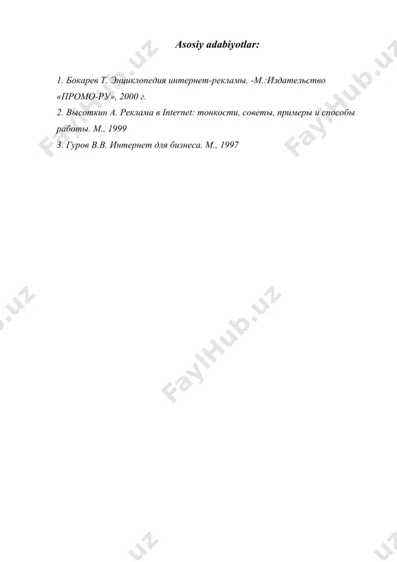 internet reklama tadqiqining nazariy yondoshuvlari - Page 4