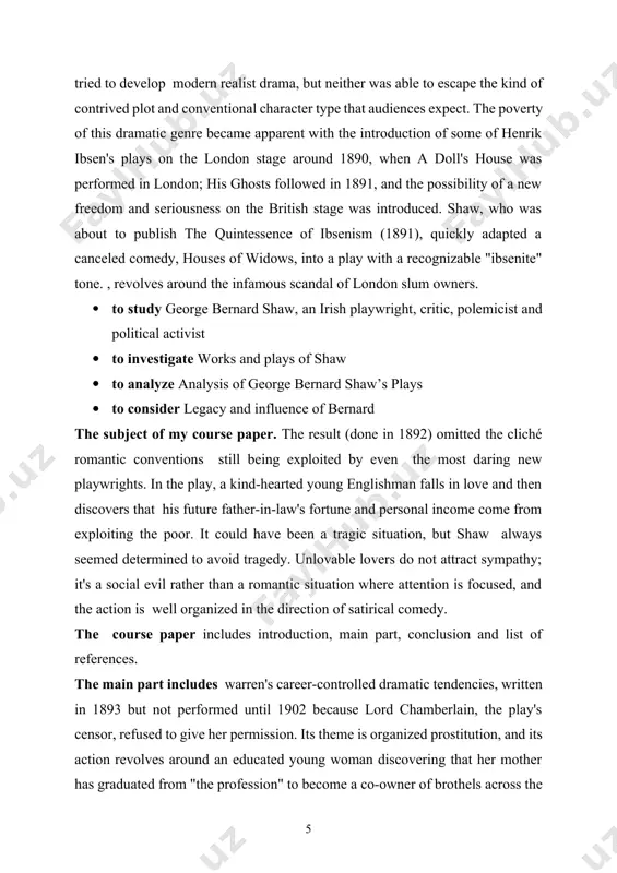 ublin, shaw moved to london in 1876, where he struggled to become a writer and novelist, while embarking on a rigorous process of self-education. by the mid-1880s, he had become a respected music and theater critic. after his political awakening, he joined the late fabian society and became its most prominent pamphlet. shaw wrote plays for many years before his first public success, arms and the man in 1894. influenced by henrik ibsen, he sought to introduce a new realism into english-language television series, used his plays as a vehicle to spread political, social, and religious ideas. in the early 20th century, his reputation as a playwright was secured by a series of important and famous successes, including major barbara, the doctor's dilemma, and caesar. and cleopatra. shaw's views are often controversial; he promoted eugenics and alphabet reform, and opposed vaccination and organized religion. he courted unpopularity by accusing both …