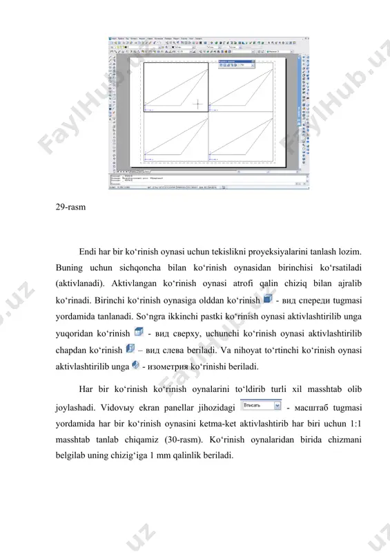 tekislikni uchta tekislikka proyeksiyalash - Page 3