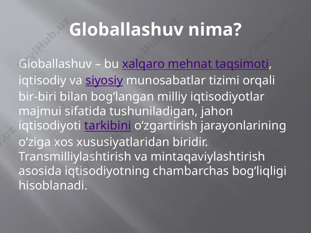 bida saksovulzorlar barpo etish natijasida qum ko‘chishi, chang ko‘tarilishini oldini olinishi mutaxassislar tomonidan ta’kidlandi. foydalanilgan adabiyotlar https://www.uzjoku.uz/ https://cyberleninka.ru/ https://uz.wikipedia.org/ image2.png image3.png /docprops/thumbnail.jpeg