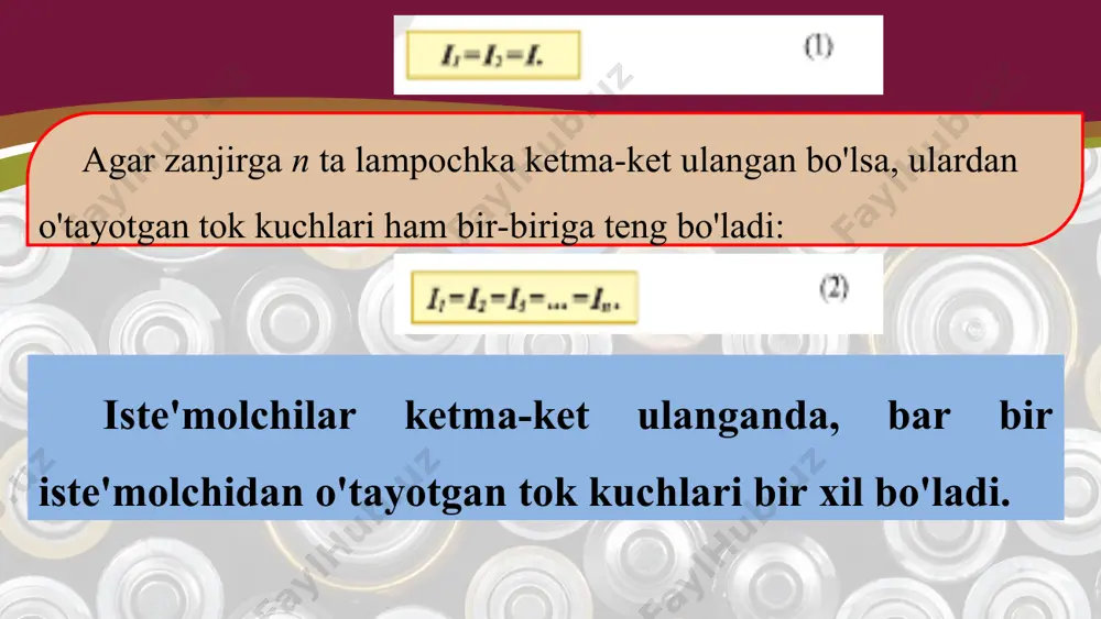 iste'molchilarni ketma-ket ulash 8 - sinf - Page 5