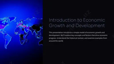 introduction to economic growth and development — PPTX