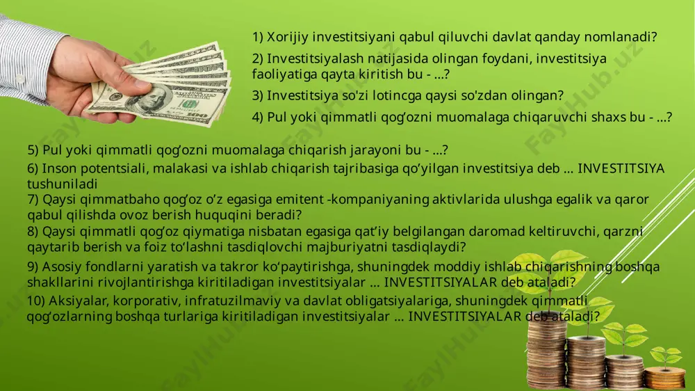 investitsiyalar va moliya - Page 2