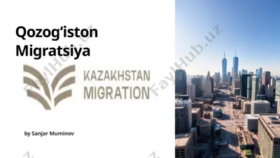 qozog‘iston migratsiya — PPTX