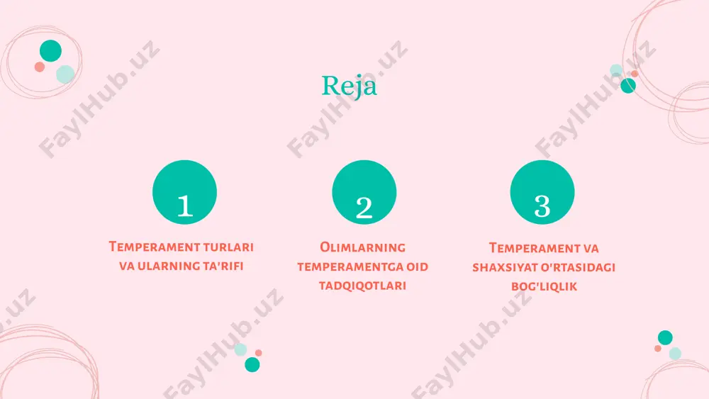 melankolik shaxslar atrofidagi voqealarga juda sezgir. - ijodkorlik: ular his-tuyg'ularini san'at orqali ifodalaydilar. - chuqur fikr: hayotning ma'nosi haqida chuqur o'ylaydilar. masalan, mashhur san'atkorlar va yozuvchilar melankolik temperamentga egalar. olimlarning temperamentga oid tadqiqotlari tarixi tarixiy kontekst temperamentni o'rganish tarixi qadim zamonlarga boradi. dastlabki bosqichlar va asosiy olimlar temperamentni o'rganishning dastlabki bosqichlarida gippokrat, galen va keyinchalik renè dekart kabi olimlar muhim hissa qo'shgan. ular inson temperamentini to'rt asosiy turga ajratish orqali tavsiflashgan. nazariyalar va tadqiqotlar olimlar tomonidan ishlab chiqilgan nazariyalar, masalan, gippokratning to'rtta humor nazariyasi va yungning introversiya-extroversiya tushunchalari, temperamentni tushunishga yangi yondashuvlar kiritdi. bu tadqiqotlar insonning ruhiy va xulqiy jihatlarini yanada chuqurroq o'rganishga imkon berdi. olimlarning temperamentni o'rganish usullari tadqiqot metodlari olimlar temperamentni eksperimental, kuzatuv va testlar orqali o'rganadilar. kvalitativ va kvantitativ yondashuvlar kvalitativ yondashuvlar insonlarning fikr va his-tuyg'ularini o'rganish uchun suhbatlar va fokus-guruhlar o'tkazadi. kvantitativ yondashuvlar esa statistik ma'lumotlar va aniq o'lchovlar orqali temperamentni tahlil qiladi. misollar sifatida psixologik …