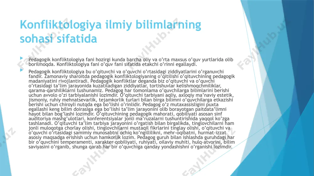 bilan, ular ichida alohida o’ringa ega bo’lgan jamiyatdagi ayrim tabaqalarning qoniqarsiz ahvolini mumkin qadar barcha vositalar bilan bartaraf qilish zarurligini ta’kidlagan. bu davrda xvii asr ingliz demokratlari va frantsuz ma’rifatparvarlari d.pristli, sh.monteske, d.didro, j.j.russo va volter qurolli konfliktlarni, bosqinchilik hamda zo’rlikni keskin tanqid qilib chiqdilar. ular qurolli konfliktlarga «yovvoyi davr» qoldig’i deb qaraganlar va feodal tuzum asoslarini tugatish «abadiy tinchlik»ka olib keladi deb o’ylaganlar. shu sababli bu davrdagi asarlarda jamiyat hayotini tashkil etishning oqilona shakllarini axtarishga, davlat tuzilishining eskirgan shakllarida ildiz otgan ijtimoiy konfliktlar sabablarini tugatishga ko’p e’tibor berilgan. xristian falsafasi o’z rivojining dastlabki bosqichida insonlar o’rtasida tinchlik, hamjihatlik, qardoshlikning afzalligini isbotlashga harakat qilgan. ii-iii asrlar arafasida kliment aleksandriyskiy origen va tertullion qurolli to’qnashuvlarga qarshi qaratilgan nazariy fikrlarni rivojlantirganlar, biroq ular tarixiy taraqqiyot tabiiy jarayoniga jiddiy ta’sir ko’rsata olmaganlar.u asrning boshiga kelib, «iso ta’limoti»ning urushlar bilan sig’isha olmasligi haqidagi tamoyiliga shubha bilan qaraldi. o’rta asrlardan yangi davrga o’tishda farbiy va …