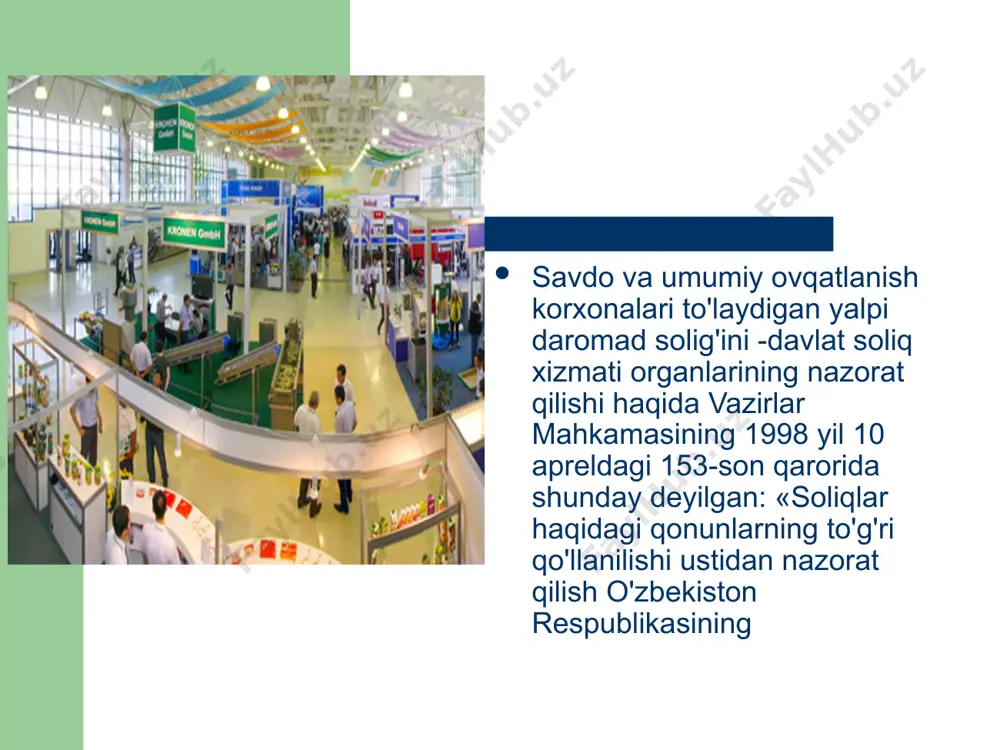 savdo va umumiy ovqatlanish tizimini soliqqa tortish - Page 4