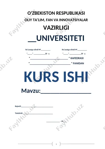 golografiya va uni olish usullari — DOCX