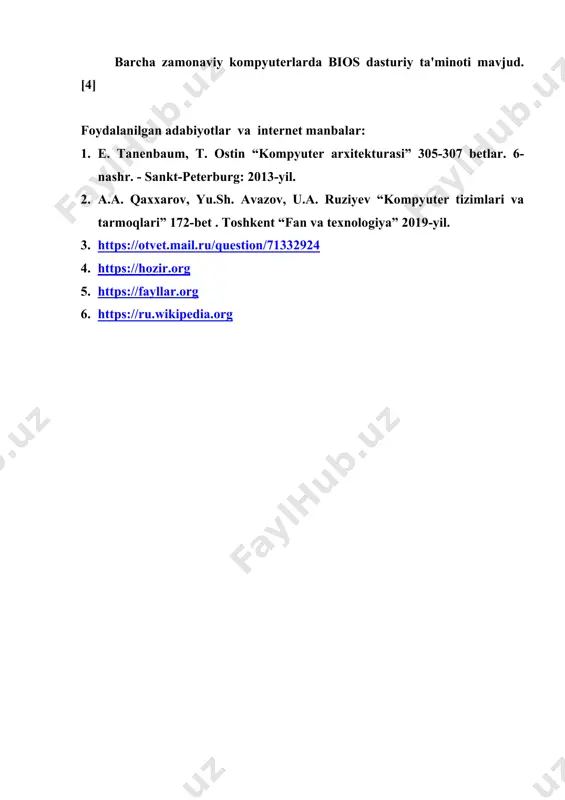 kompyuterning asosiy va qo'shimcha qurilmalari va prosessorlari - Page 5