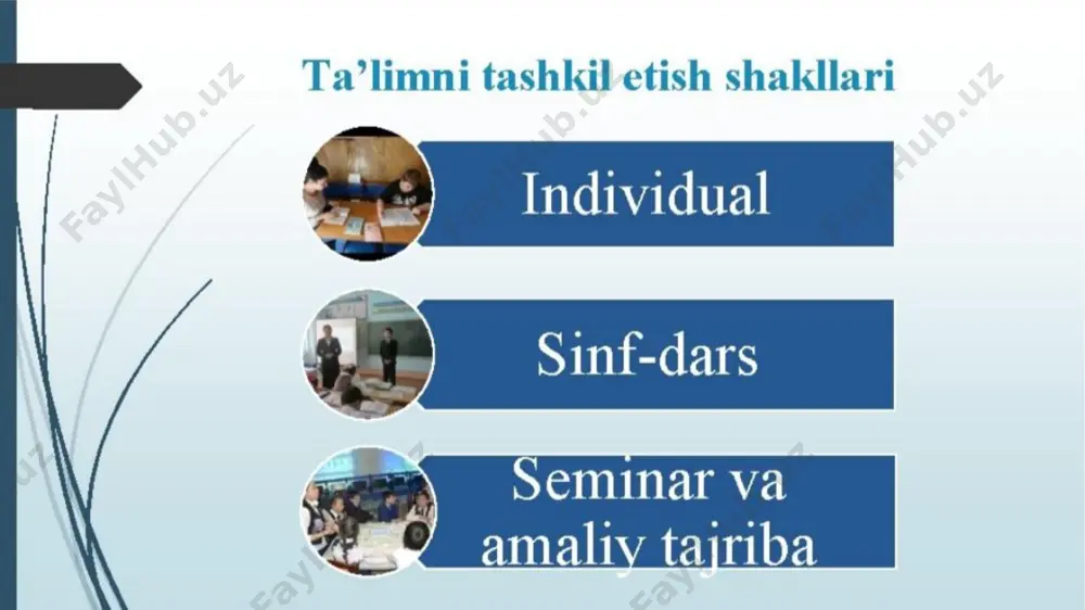 ta’limni tashkil etish shakllari - Page 4