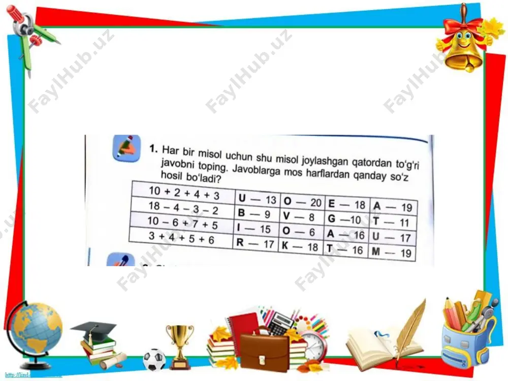 1-sinf matematika - Page 4