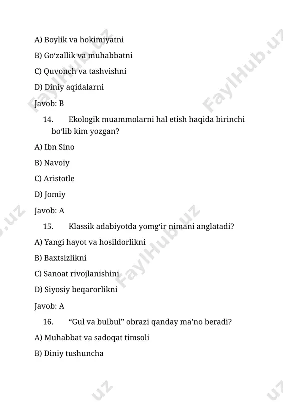klassik adabiyot va ekologiya masalalari taqdimoti - Page 5